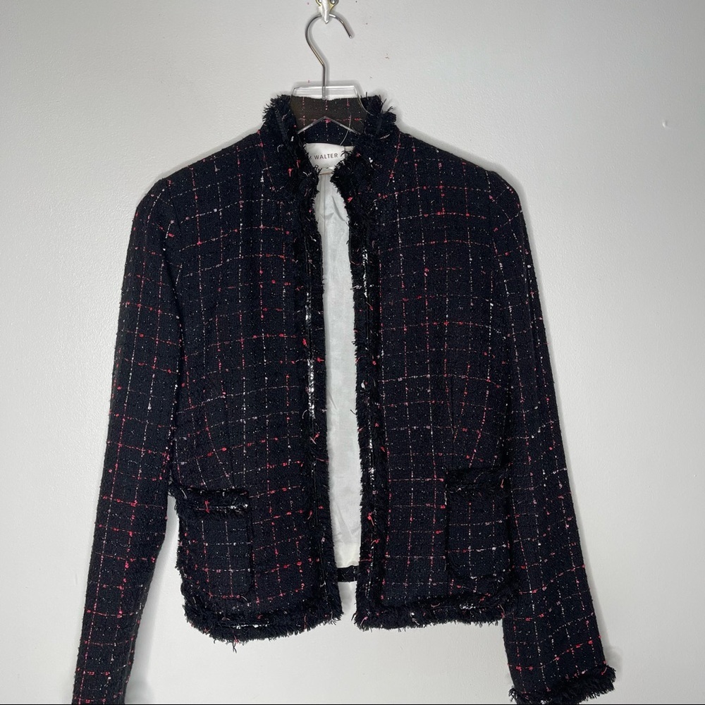 Walter tweed blazer size 8